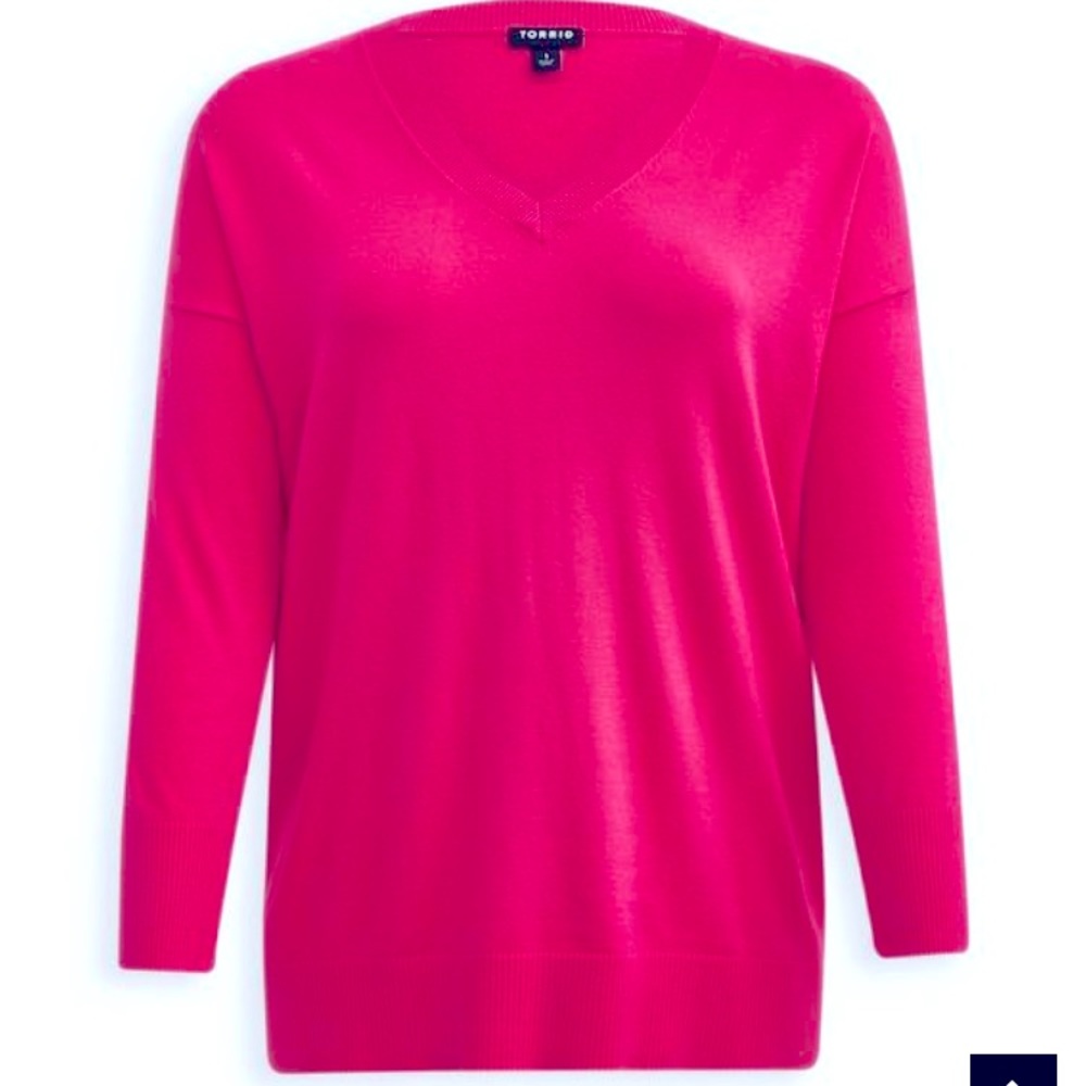 Torrid Size 1 hot pink sweater